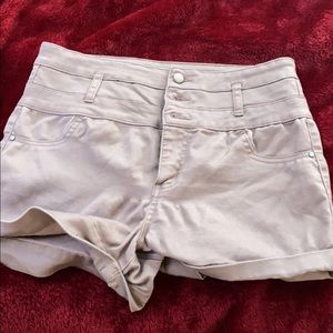 They are light purple shorts